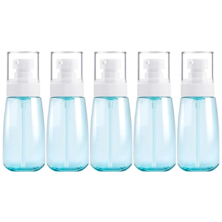 5 قطع زجاجات بلاستيكية للسفر مانعة للتسرب إكسسوارات سفر محمولة زجاجات صغيرة حاويات، 60 مل، 60 مل