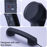 ميكروفون بمقبس Type-C سماعة هاتف قديمة مضادة للإشعاع، Type-C