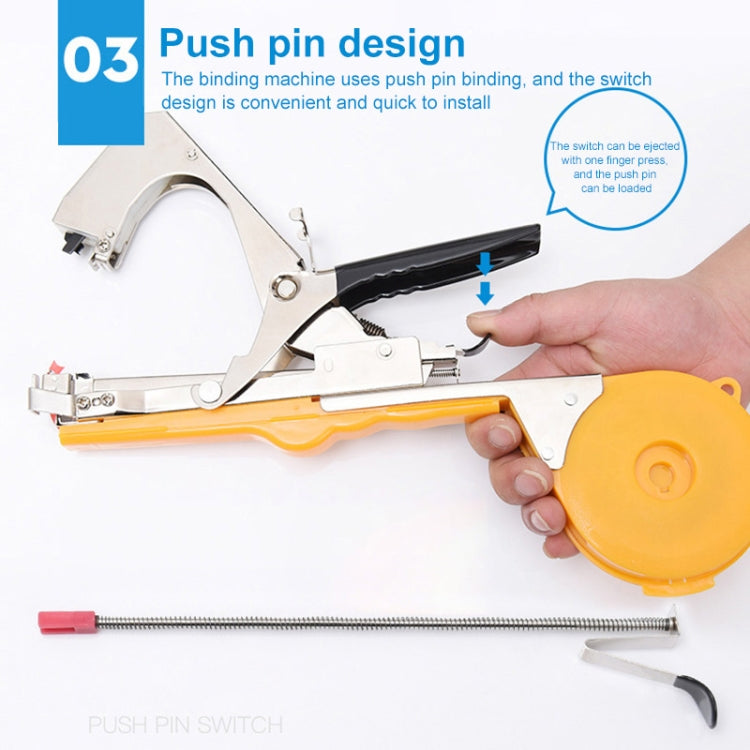 Agriculture Tape Tool Hand Tying Machine Garden Plant Tape Tool Tapener Machine Adhesive Tape Machine, Adhesive Tape Machine(Yellow), Adhesive Tape Machine (Green)