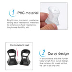 5 أزواج من سدادات PVC مقاومة للانزلاق ومتينة لأغطية كعب الحذاء العالي، المقاس: M، تسليم لون عشوائي، المقاس: M