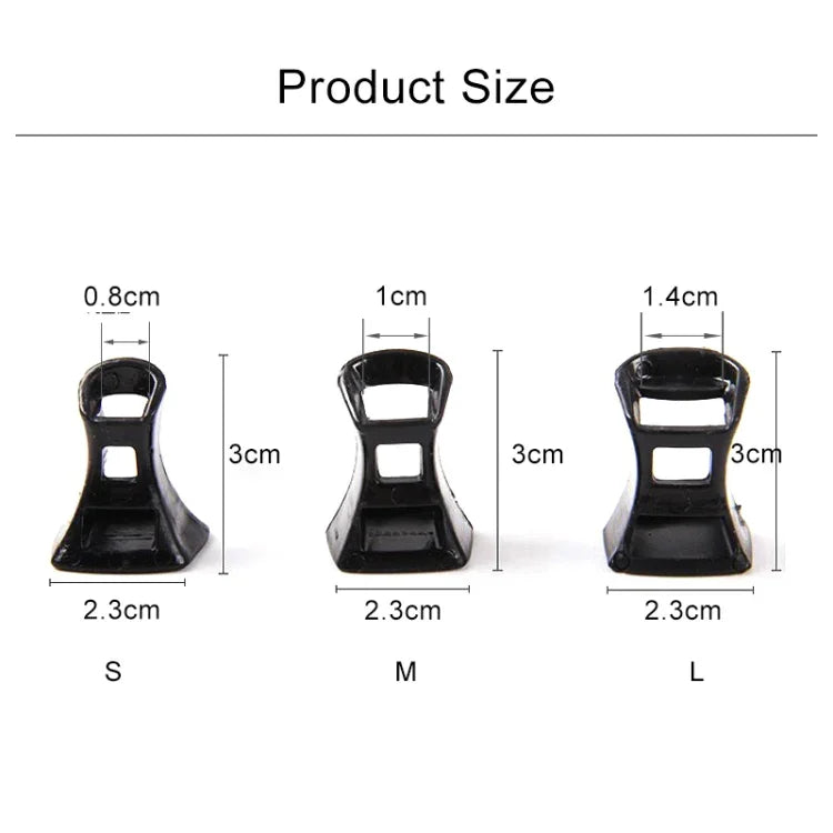 5 أزواج من سدادات PVC مقاومة للانزلاق ومتينة لأغطية كعب الحذاء العالي، المقاس: M، تسليم لون عشوائي، المقاس: M