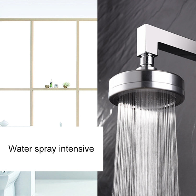 Removable and Washable Space Aluminum Plated Round Pressurized Top Spray Shower Head, Size: 82mm, Pattern A