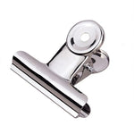 10pcs 63mm Silver Metal Stainless Steel Round Clip Notes Letter Paper Clip Office Bind Clip, 10PCS / 63mm