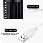 مروحة كهربائية USB على شكل برج بدون ريش، مروحة تكييف هواء