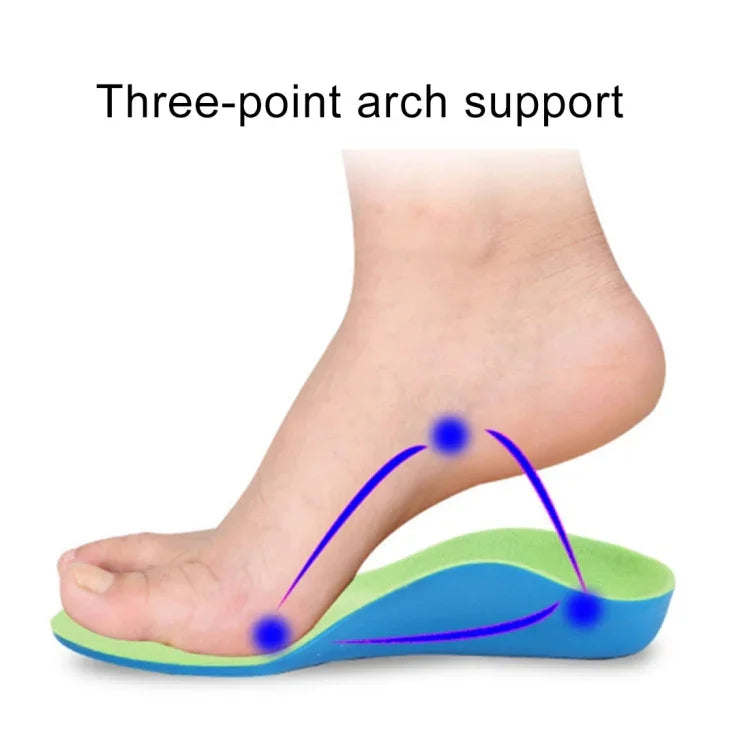 Children PU XO Leg Corrective Insole, Size: 24cm, Size: 24cm