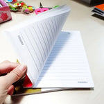 10 PCS 20 Pages A5 Soft Cover Diary Notebook Office Supply, Random Color Delivery, 20 Pages