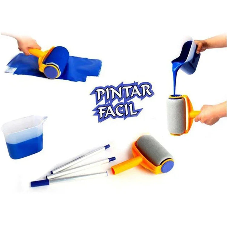 مجموعة فرشاة طلاء متعددة الوظائف من Pintar Facil Paint Runner، مجموعة فرشاة طلاء