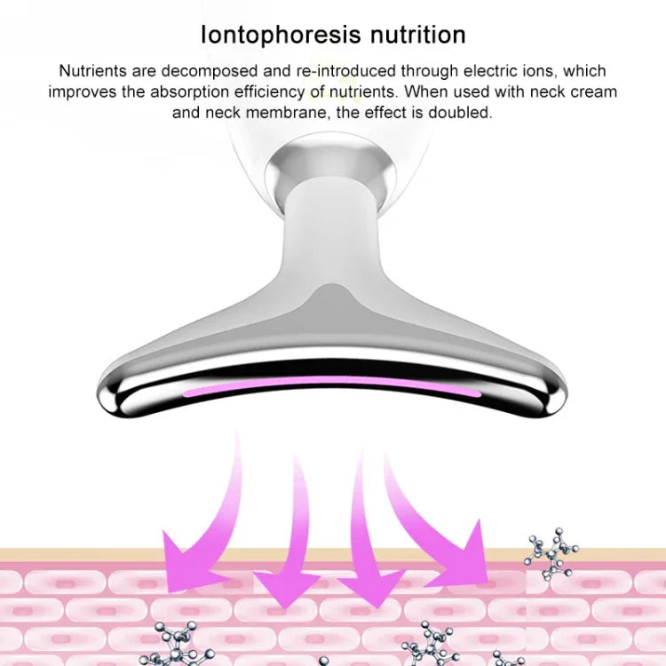 LED Color Light Wrinkle Neck Beauty Instrument