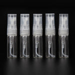 50 قطعة زجاجة عطر بخاخة زجاجة عطر زجاجة فارغة، السعة: 2ML (شفافة)، 2ML (شفافة)