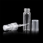 50 قطعة زجاجة عطر بخاخة زجاجة عطر زجاجة فارغة، السعة: 2ML (شفافة)، 2ML (شفافة)