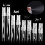 50 قطعة زجاجة عطر بخاخة زجاجة عطر زجاجة فارغة، السعة: 2ML (شفافة)، 2ML (شفافة)