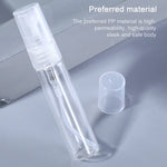 50 قطعة زجاجة عطر بخاخة زجاجة عطر زجاجة فارغة، السعة: 5ML (شفافة)، 5ML (شفافة)