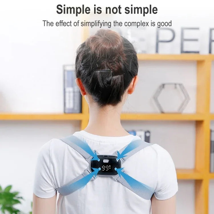 Smart Posture Corrector Adult Child Intelligent Posture Reminder Posture Trainer, Orthotic (Grey), Orthotic (Black), Orthotic (Pink)