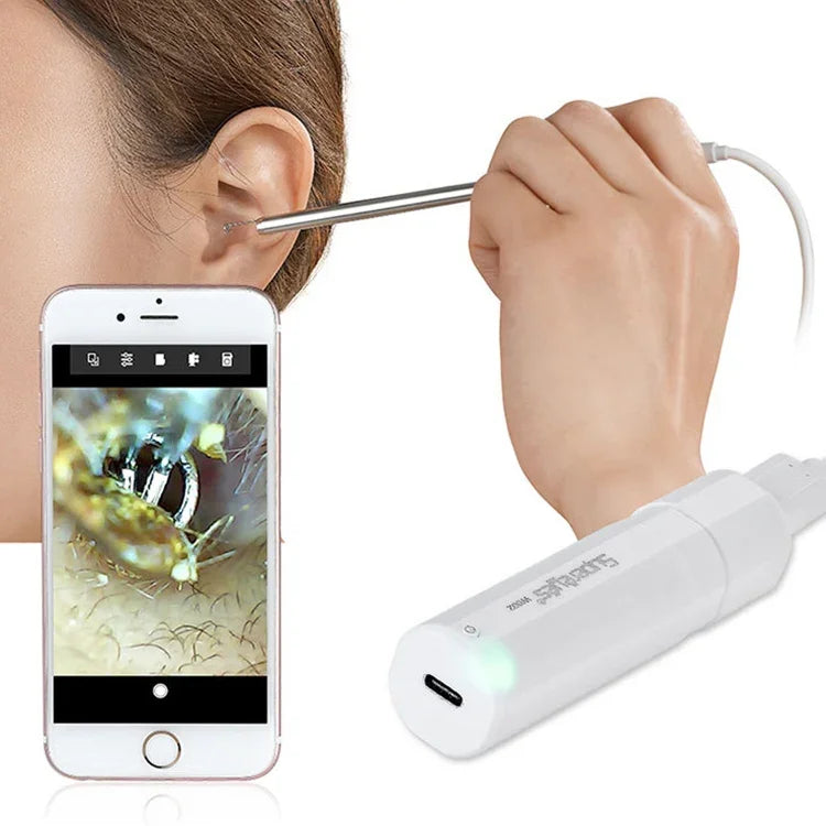 Supereyes W002 منظار رقمي USB للهاتف المحمول والتابلت مع صندوق نقل فيديو WiFi عالي الدقة، W002