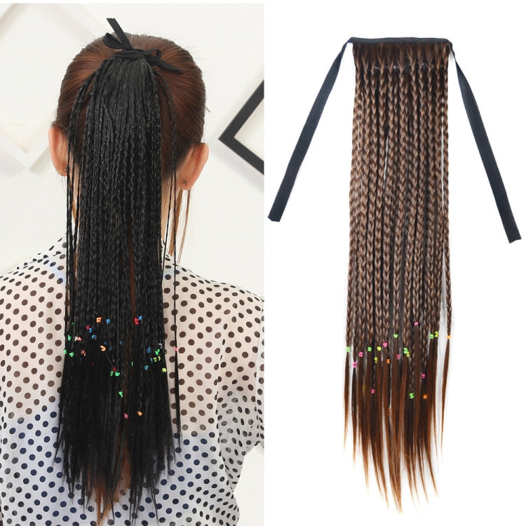 باروكة ذيل حصان على طراز البوسنة مصنوعة يدوياً مع حزام ذيل حصان على شكل عقرب