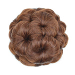 30M33# باروكة رأس كرة مع دبوس شعر مزهر حقيبة شعر عصابة رأس للعروس، 30M33#