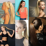 88# Invisible Seamless Bandage-style  Wig Long Straight Hair Wig Ponytail, 88#