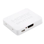 مقسم HDMI 4K، فيديو Full HD 1080p، مفتاح HDMI 1x2، مضخم إخراج، عرض مزدوج لأجهزة HDTV وDVD وPS3 وXbox، HDMI 4K (أسود)، HDMI 4K (أبيض)