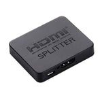 مقسم HDMI 4K، فيديو Full HD 1080p، مفتاح HDMI 1x2، مضخم إخراج، عرض مزدوج لأجهزة HDTV وDVD وPS3 وXbox، HDMI 4K (أسود)، HDMI 4K (أبيض)