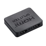 مقسم HDMI 4K، فيديو Full HD 1080p، مفتاح HDMI 1x2، مضخم إخراج، عرض مزدوج لأجهزة HDTV وDVD وPS3 وXbox، HDMI 4K (أسود)، HDMI 4K (أبيض)