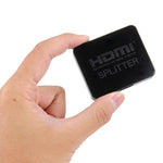 مقسم HDMI 4K، فيديو Full HD 1080p، مفتاح HDMI 1x2، مضخم إخراج، عرض مزدوج لأجهزة HDTV وDVD وPS3 وXbox، HDMI 4K (أسود)، HDMI 4K (أبيض)