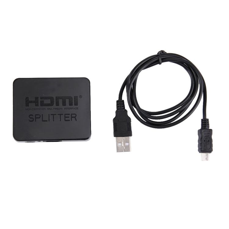 مقسم HDMI 4K، فيديو Full HD 1080p، مفتاح HDMI 1x2، مضخم إخراج، عرض مزدوج لأجهزة HDTV وDVD وPS3 وXbox، HDMI 4K (أسود)، HDMI 4K (أبيض)