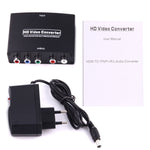 محول فيديو وصوت HDMI إلى YPbPr بدقة 1080P HD، HDMI إلى YPbPr+R/L