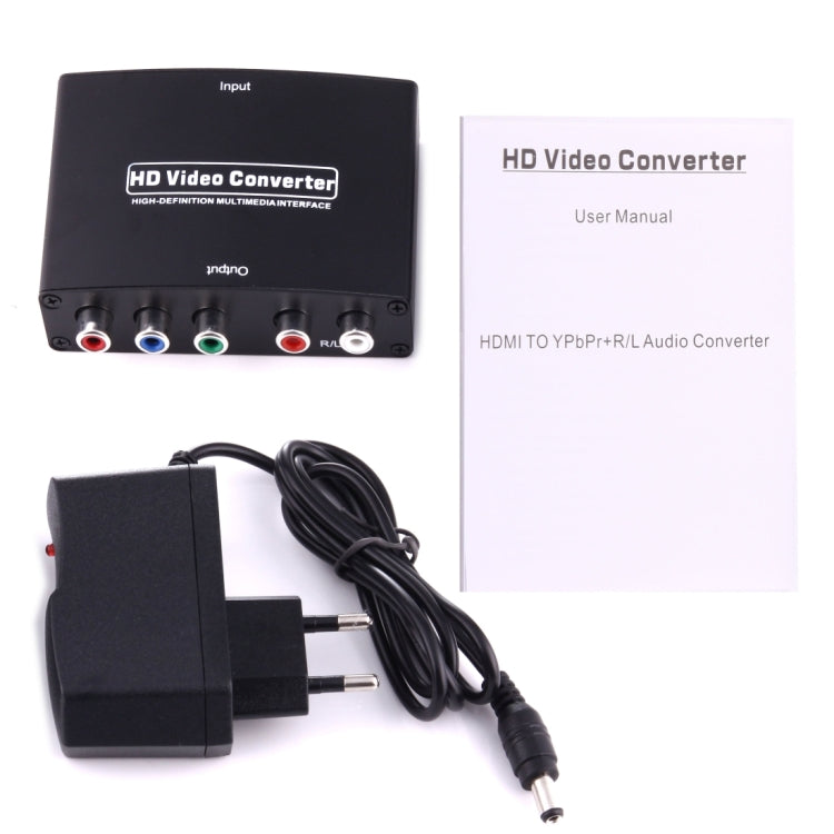 محول فيديو وصوت HDMI إلى YPbPr بدقة 1080P HD، HDMI إلى YPbPr+R/L