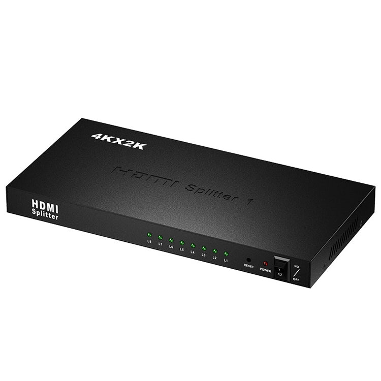 مقسم HDMI 1 × 8 بدقة Full HD 1080P مع مفتاح، يدعم 3D و4K × 2K