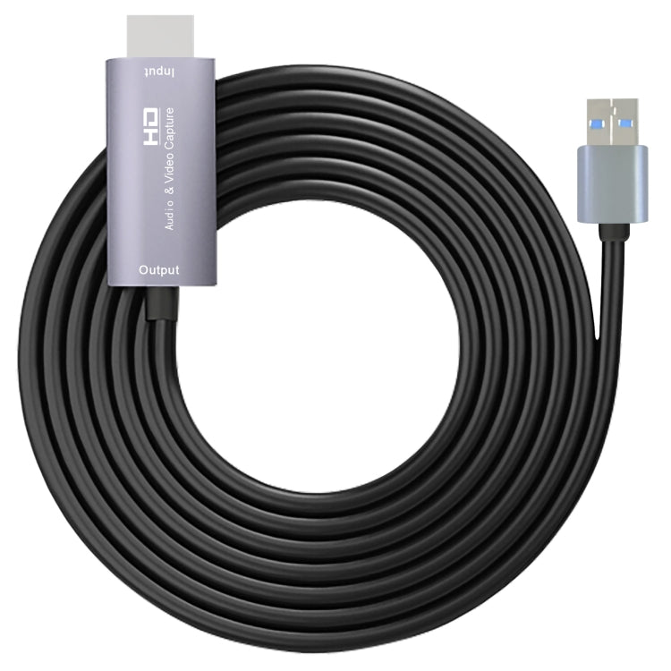 Z36 بطاقة التقاط فيديو عالية الدقة HDMI ذكر إلى USB ذكر، طول الكابل: 2م، HDMI إلى USB