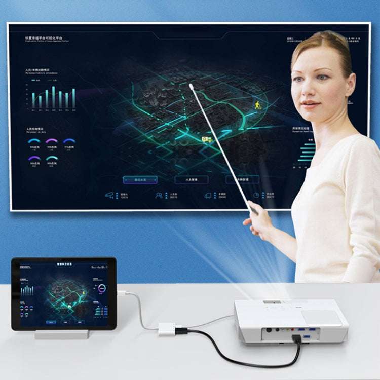 محول متعدد الوظائف لهاتف محمول NK-103C 4 في 1 من 8 دبابيس إلى HDMI، NK-103C