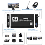 التقاط فيديو HDMI عالي الدقة 4K USB 3.0 بدون حاجة لتعريفات