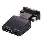 محول VGA إلى HDMI + صوت بدقة HD 1080P لمشاريع العرض وشاشات HDTV، VGA إلى HDMI + صوت