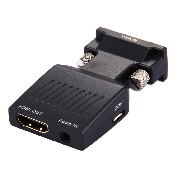 محول VGA إلى HDMI + صوت بدقة HD 1080P لمشاريع العرض وشاشات HDTV، VGA إلى HDMI + صوت