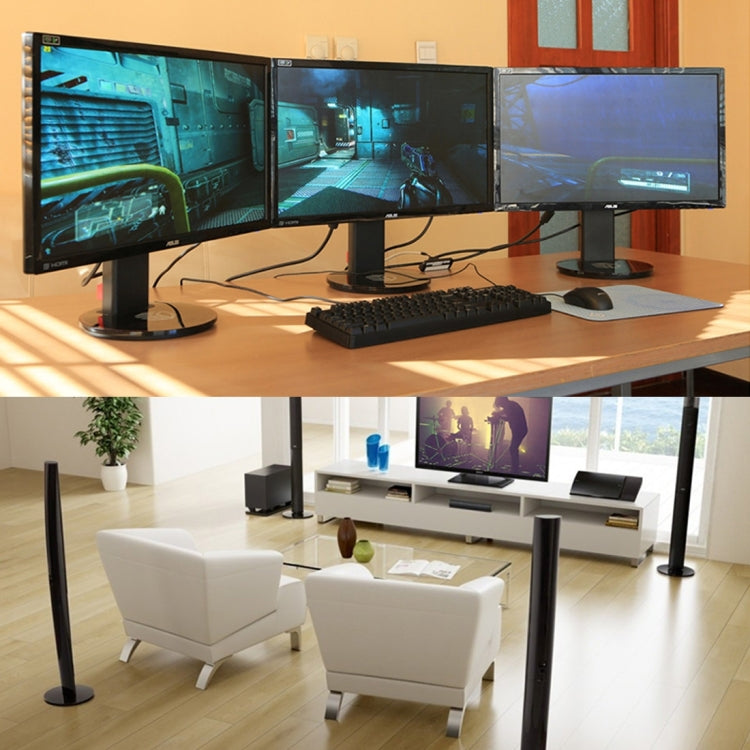 كابل محول HDMI أنثى + HDMI ذكر إلى USB 2.0 ذكر بطول 50 سم، HDMI أنثى + ذكر