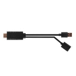 كابل محول USB ذكر + USB 2.0 أنثى إلى HDMI للهاتف إلى HDTV