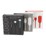 كابل محول USB ذكر + USB 2.0 أنثى إلى HDMI للهاتف إلى HDTV