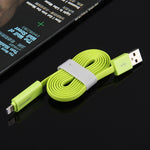كابل شحن ومزامنة بيانات HAWEEL 1 متر 2 في 1 Micro USB و8 دبابيس إلى USB، كابل 2 في 1 مع موصلين