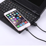 مجموعة 5 قطع من كابلات شحن ومزامنة HAWEEL 1 متر عالية السرعة من 8 دبابيس إلى USB لأجهزة iPhone وiPad