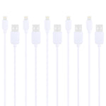 مجموعة 5 قطع من كابل مزامنة وشحن عالي السرعة بطول 1 متر، 8 دبابيس إلى USB من HAWEEL لأجهزة iPhone و iPad