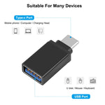 محول HAWEEL USB-C / Type-C ذكر إلى USB 3.0 أنثى لنقل البيانات OTG