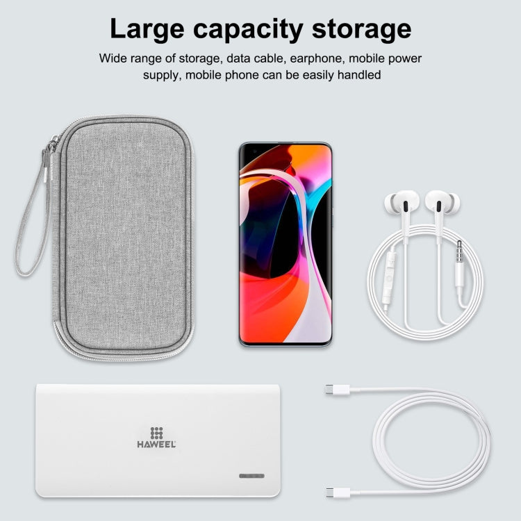 HAWEEL Electronic Organizer Storage Bag for Cellphones, Power Bank, Cables, Mouse, Earphones, Digital Organizer, Size: S, Digital Organizer