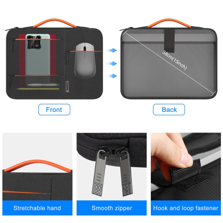 HAWEEL 13.0 inch Sleeve Case Zipper Briefcase Laptop Handbag For Macbook, Samsung, Lenovo Thinkpad, Sony, DELL Alienware, CHUWI, ASUS, HP, 13 inch -13.5 inch Laptops, 13.0-13.5 inch