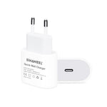 شاحن سفر HAWEEL PD 20W بمنفذ USB-C / Type-C واحد، يدعم بروتوكول QC الكامل، قابس EU، شاحن QC قابس EU