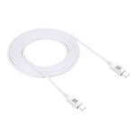 كابل بيانات شحن سريع HAWEEL 25 واط 3 أمبير Type-C / USB-C إلى Type-C / USB-C، الطول: 2 متر، Type-C إلى Type-C 2 متر