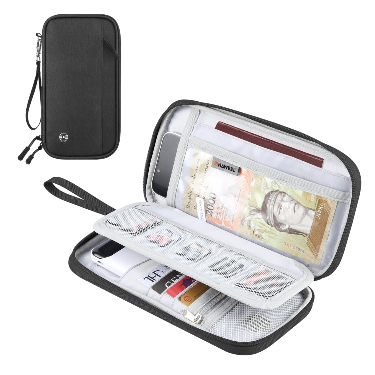 HAWEEL Clutch Bag Passport Wallet Document Organizer Credit Cards Case Bag, Clutch Bag