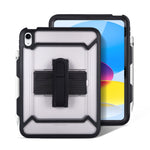 غطاء لوحي مقاوم للصدمات يغطي الجسم بالكامل 360 مع قبضة وحامل وفتحة قلم لجهاز iPad الجيل العاشر 10.9 2022