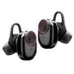 سماعات أذن رياضية لاسلكية بتقنية إلغاء الضوضاء DSP Bluetooth V5.0 مع علبة شحن BTH-V5، متوافقة مع iPhone وأندرويد