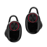 سماعات أذن رياضية لاسلكية بتقنية إلغاء الضوضاء DSP Bluetooth V5.0 مع علبة شحن BTH-V5، متوافقة مع iPhone وأندرويد