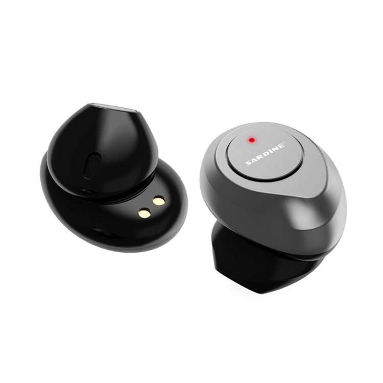 سماعات أذن ستيريو لاسلكية SARDiNE F8 TWS بتقنية Bluetooth V5.0 مع صندوق شحن